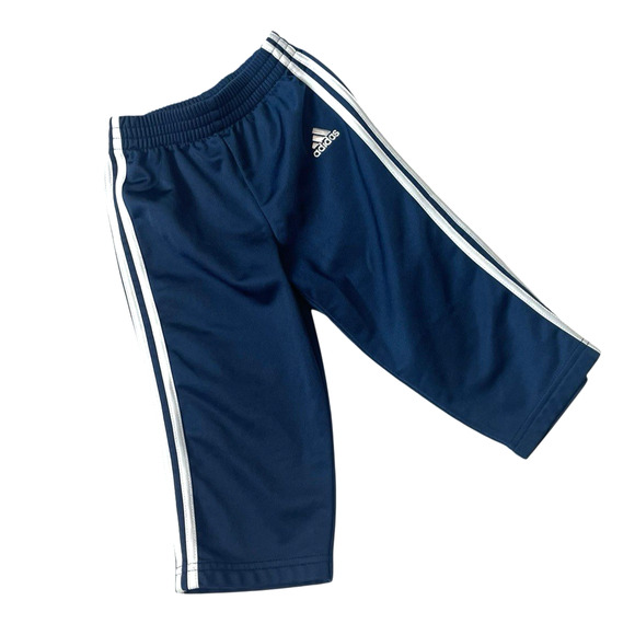 ADIDAS Baby Tricot Tracksuit Boys Size 18M Blue White Jacket Pants Kids Set - Picture 8 of 10